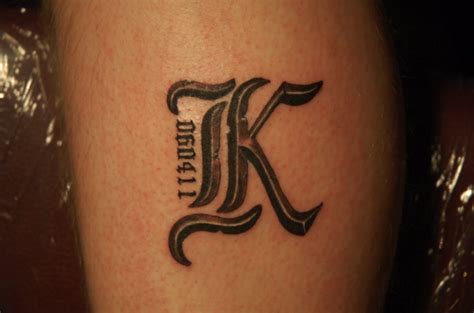 E7. how to make different types of K letter tattoo designs - YouTube