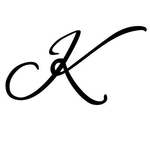 Letter K Tattoo Template 02