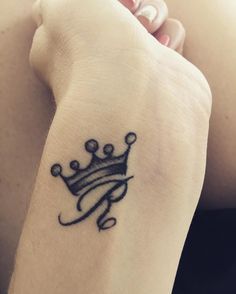 R letter With crown Tattoo  Shivannya Tattoo Parlour  Facebook