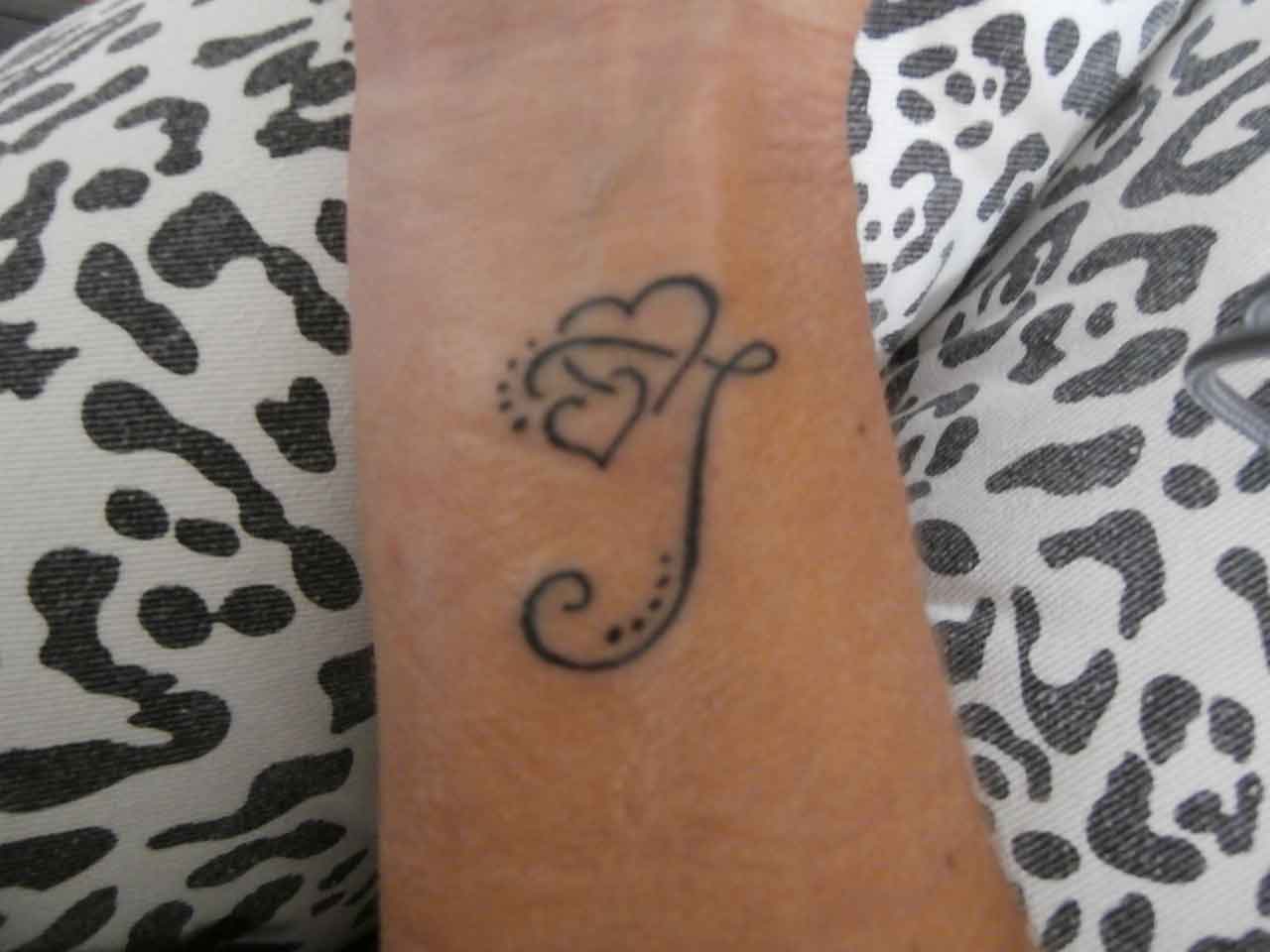 J letter tattoo  j tattoo with heart   YouTube