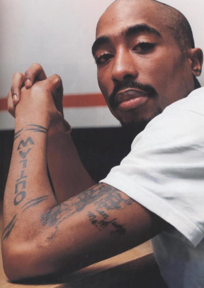 Tupacs Tattoos  What is the meaning of 2Pacs Tattoos  Photos   2PacLegacy