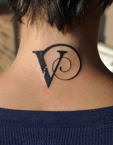 Share more than 78 tattoo v letter images best  thtantai2