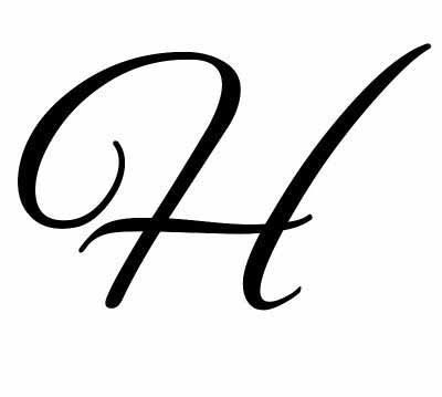 40 Letter H Tattoo Designs, Ideas and Templates - Tattoo Me Now