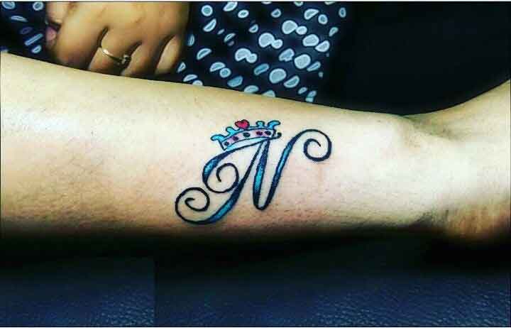 Tattoo of N: 10 Beautiful Tattoo Ideas for the Letter N - wide 1