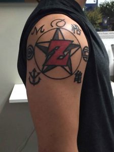 Tattoo of Z heart Infinite love tattoo  custom tattoo designs on  TattooTribescom