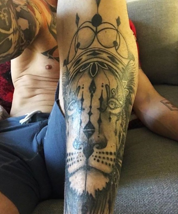 David Bromstad Tattoos Lion