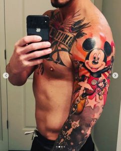 David Bromstad Tattoos Mickey Mouse 02 finished