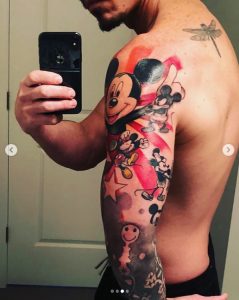 David Bromstad Tattoos Mickey Mouse 03 Finished