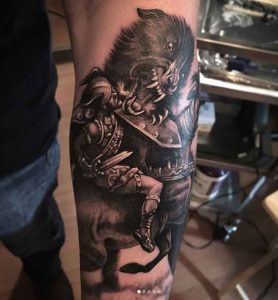 15 Fierce Fenrir Tattoo Designs with Meaning