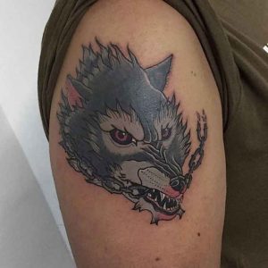 11 Best Fenrir Wolf Tattoo Designs