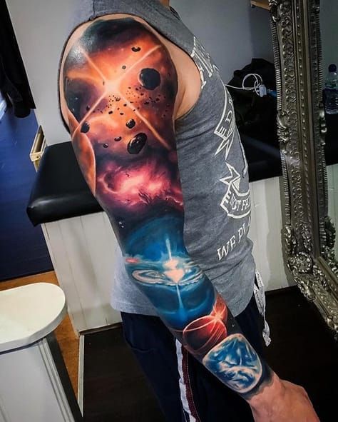 Explore the 50 Best Astronaut Tattoo Ideas 2019  Tattoodo