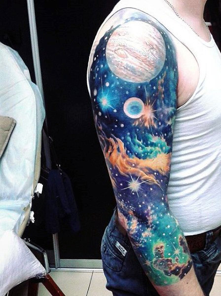 58 Cosmic Tattoo Ideas For Astronomy Lovers  Bored Panda