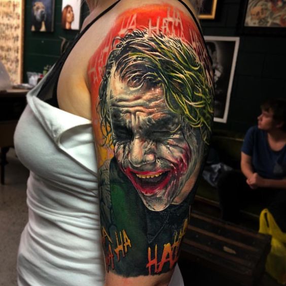 80+ Insane Joker Tattoo Designs and Ideas - Tattoo Me Now