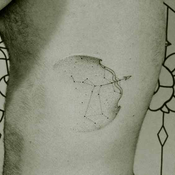 20 Sagittarius Constellation Tattoo Designs, Ideas and Meanings for