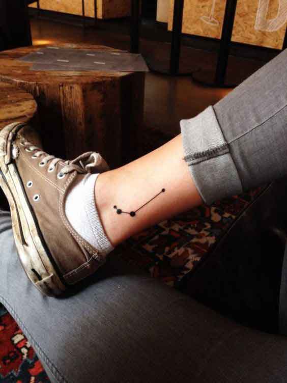 25 Aries Constellation Tattoo Designs, Ideas and Meanings for Zodiac Lovers  - Tattoo Me Now