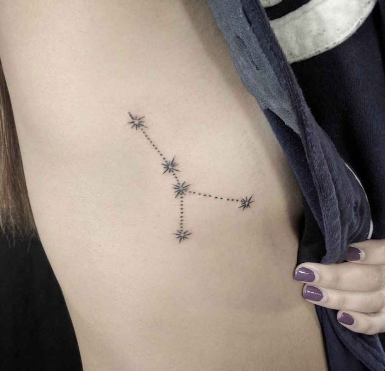 25 Cancer Constellation Tattoo Designs, Ideas and Meanings - Tattoo Me Now
