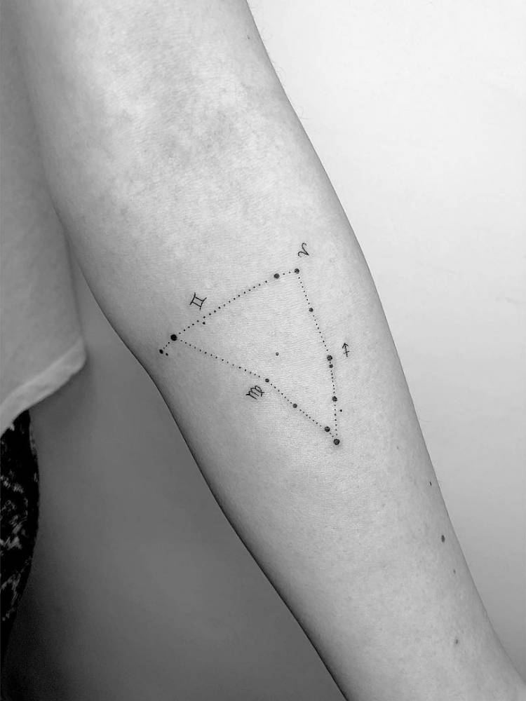 25 Capricorn Constellation Tattoo Designs, Ideas and Meanings for