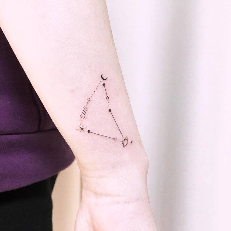 25 Capricorn Constellation Tattoo Designs, Ideas and Meanings for