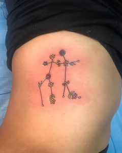 Small Aquarius Constellation Tattoo  Simple Gemini Constellation Tattoo  HD Png Download  Transparent Png Image  PNGitem