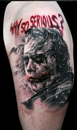 Joker Joaquin Phoenix Tattoo