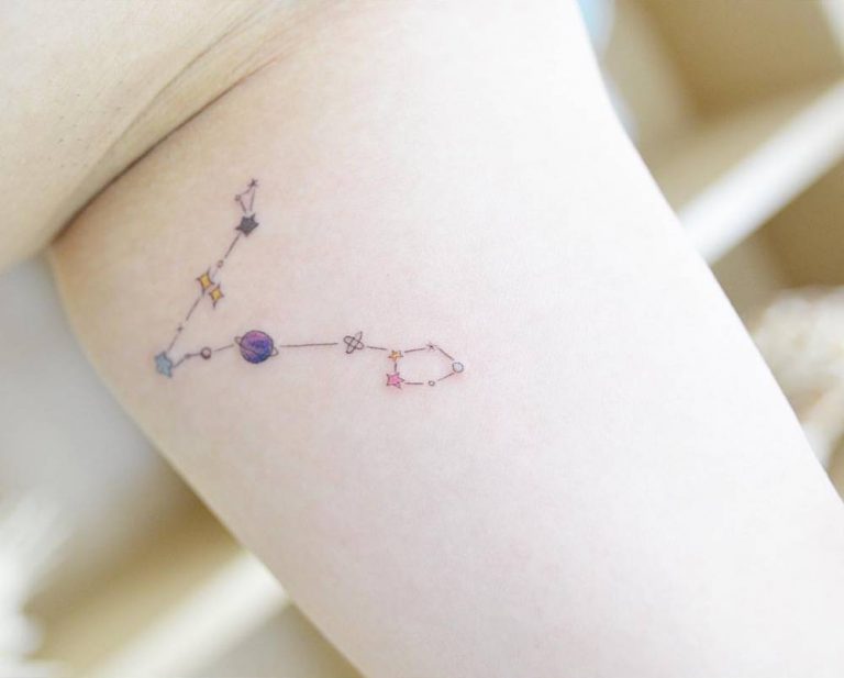 30 Pisces Constellation Tattoo Designs, Ideas and Meanings for Zodiac ...