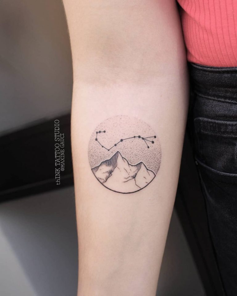 25 Scorpio Constellation Tattoo Designs, Ideas and Meanings - Tattoo Me Now