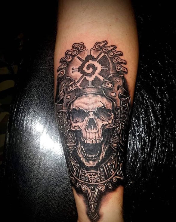 Update more than 69 aztec skull tattoo super hot - thtantai2