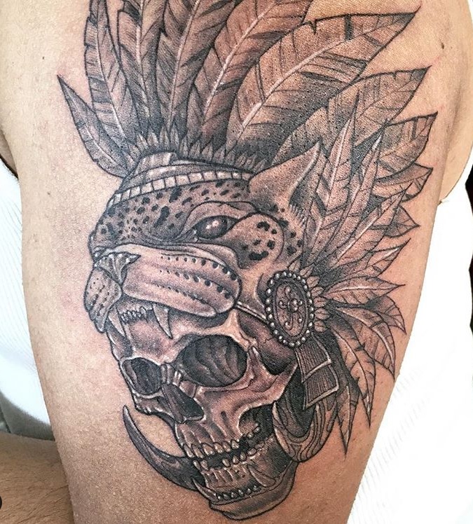 30 Aztec Inspired Tattoo Designs For Men