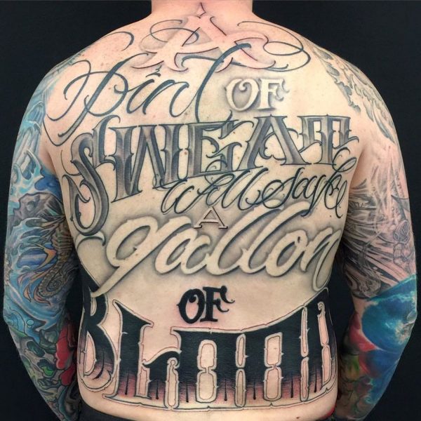 Tattoo Lettering - Awesome Lettering Tattoos, Designs & Fonts