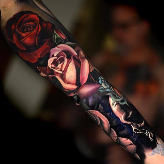 150 Trendy Rose Tattoo Designs, Ideas & Meanings - mysteriousevent.com