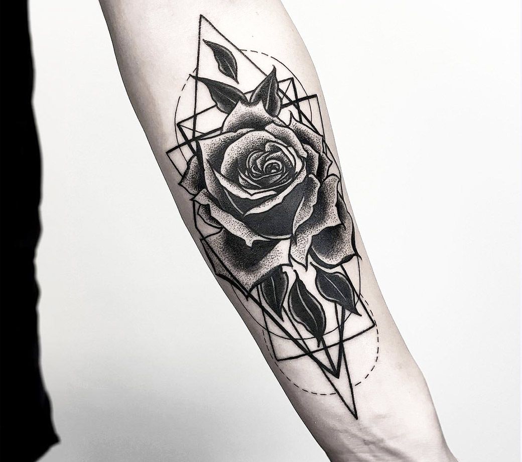 100 Trendy Rose Tattoo Designs, Ideas & Meanings