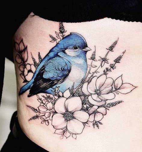 Feather with Birds Tattoo Done By... - AJ Tattoo Studio | Facebook