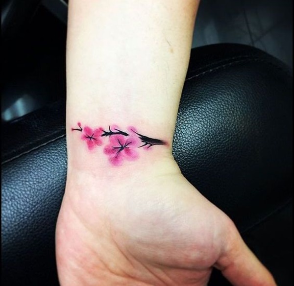 75 Trendy Cherry Blossom Tattoos, Ideas And Meanings - Tattoo Me Now