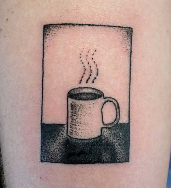 90 Creative Coffee Tattoos, Designs and Ideas for Die-hard Coffee
