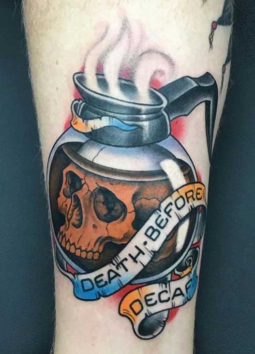 23 Tattoos For Coffee Lovers
