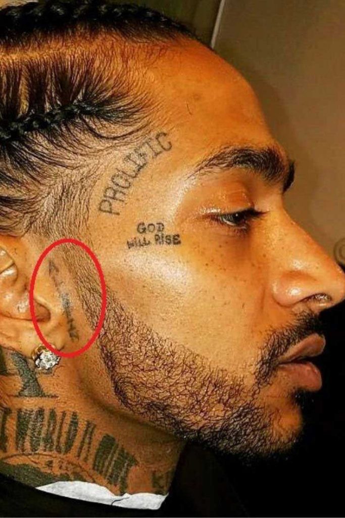 Meanings behind Nipsey Hussle's Tattoos (New Images) - Also Celebrities