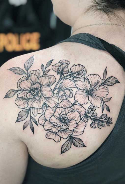 100+ Unique Shoulder Blade Tattoos, Designs and Ideas | Ultimate ...