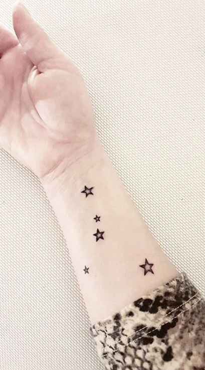 Cancer Horoscope Cancer Constellation Zodiac Sign Star Metallic Silver Zodiac  Tattoos Realistic Temporary Tattoo Sticker Tatouage Temporaire - Etsy
