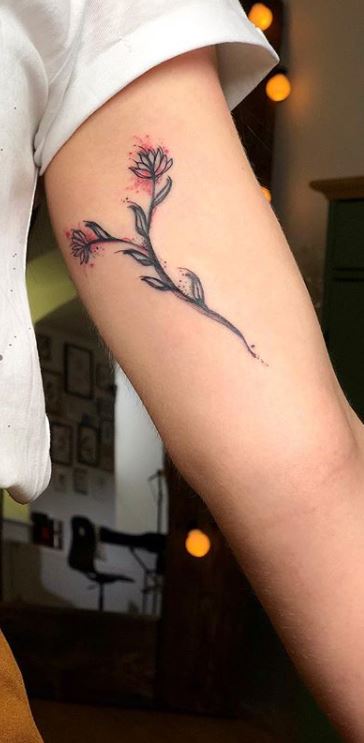 50 Zodiac Sign With Flowers Tattoos