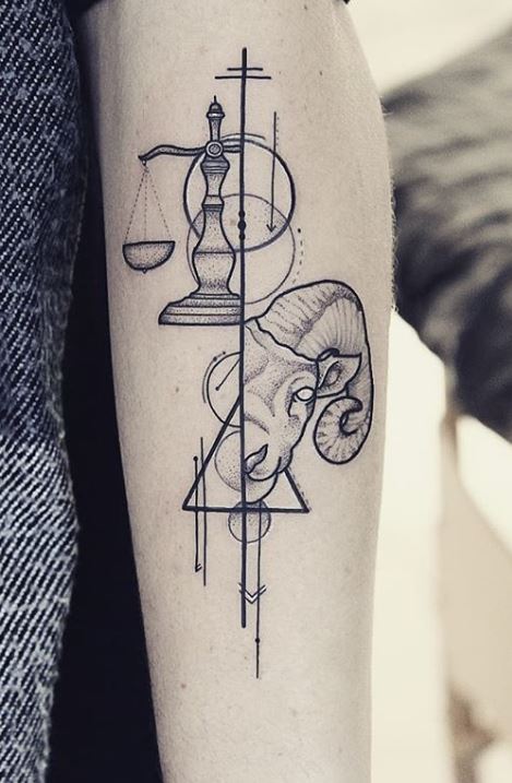 85 Unique Libra Tattoos to Compliment Your Personality and Body - Tattoo Me Now