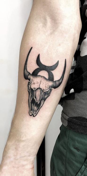 80 Unique Taurus Tattoos to Compliment Your Body and Personality - Tattoo  Me Now