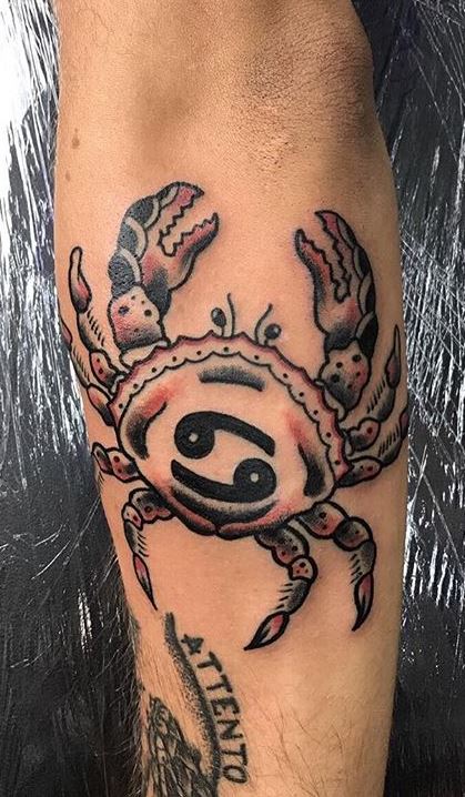 85 Unique Cancer Zodiac Tattoos To Compliment Your Body And Personality -  Tattoo Me Now