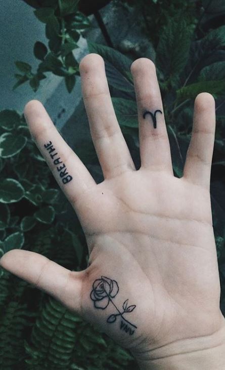 30 Cool Finger Tattoo Ideas for Women and Men  100 Tattoos