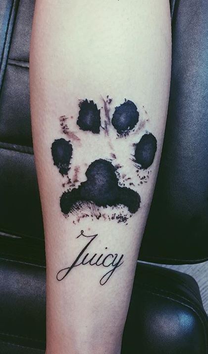 50 Adorable Dog Paw Tattoos and Ideas to Pay Homage to Your Furry Friend -  Tattoo Me Now