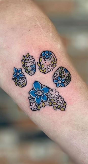 26 Adorable Paw Print Tattoo Ideas for Men  Women in 2023