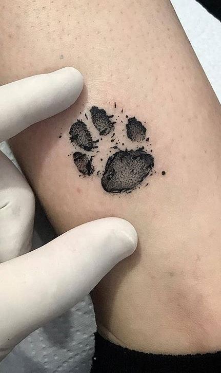 Update more than 78 doggie paw print tattoos best  thtantai2