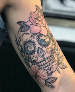 100+ Unique Sugar Skull Tattoos Designs & Ideas - Tattoo Me Now