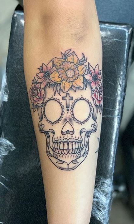 Pin on Skull Wrist Tattoos For Men