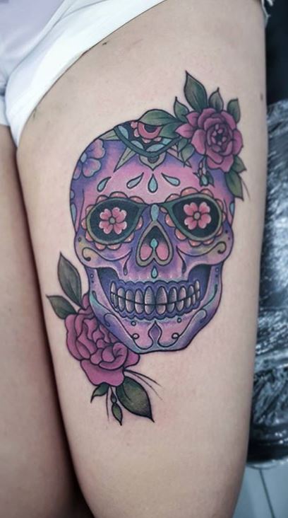100 Unique Sugar Skull Tattoos Designs Ideas Tattoo Me Now