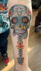 100+ Unique Sugar Skull Tattoos Designs & Ideas - Tattoo Me Now